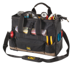 16" Tool Bag with Top-Side Plastic Parts Tray