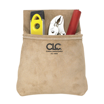 Suede 8 Pocket Carpenter's Nail And Tool Pouch 