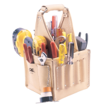 8 1/2" Leather Electrical & Maintenance Tool Carrier