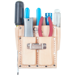 5 Pocket Leather Tool Pouch
