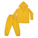 3 Piece Medium-Weight Polyester Rain Suit