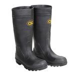 Plain Toe PVC Rain Boots