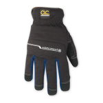 Custom Leathercraft L123L Workright Winter Flex Grip Work Gloves Large 