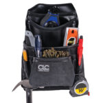 HEAVY DUTY LEATHER NAIL & TOOL BAG