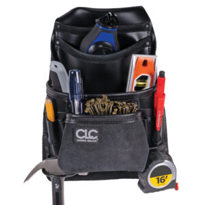 HEAVY DUTY LEATHER NAIL & TOOL BAG